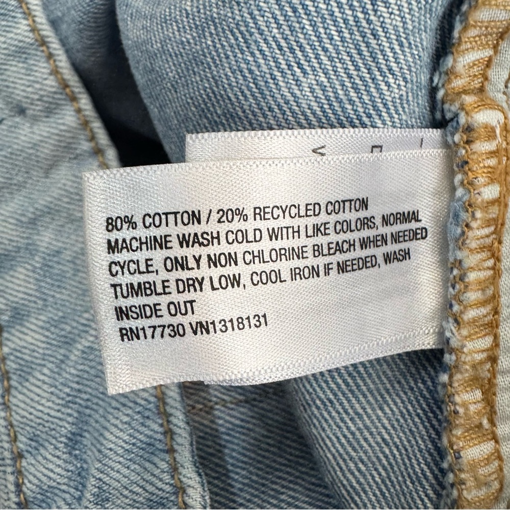 Wild Fable Low Rise Baggy Jeans Rigid Denim Light Wash. NWT. Women’s 10 (32x31) - Picture 11 of 16